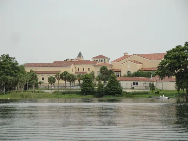 Rollins College seen across Lake Virginia